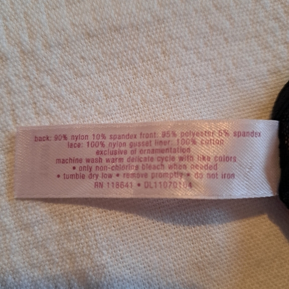 Cacique women's bra 38C hipster 18/20 both NWT, black & pink animal print - Picture 5 of 7